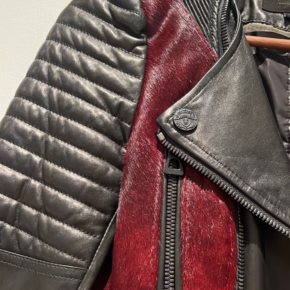 COPY - Rudask leather jacket with fur - Picture 3 of 9